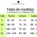 cuadro tallas
